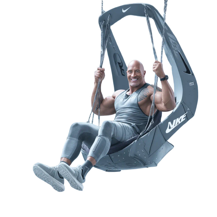 The Rock Swings Vinyl Car Decal Sticker – Waterproof & UV-Resistant 