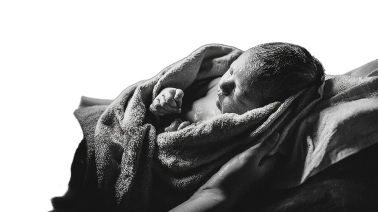 Newborn Swaddled Vinyl Car Decal Sticker – Waterproof & UV-Resistant 