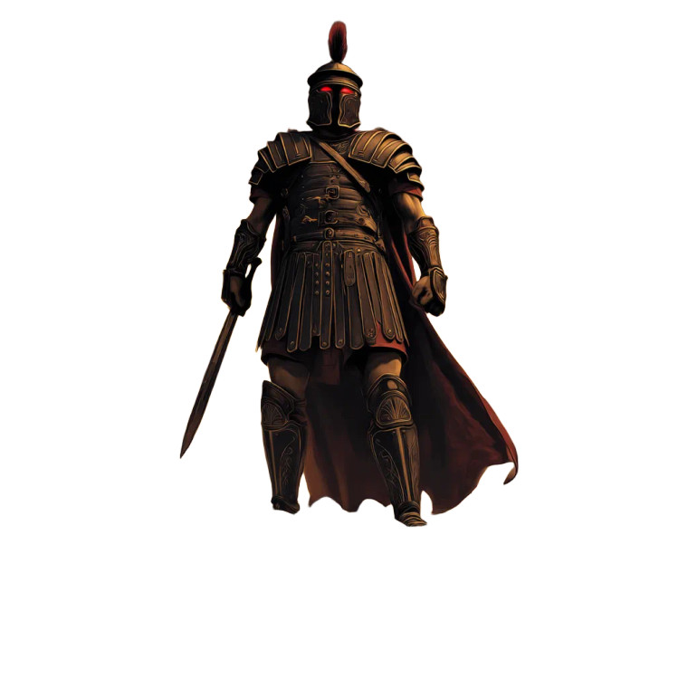 Dark Fantasy Centurion V2 Vinyl Car Decal Sticker – Waterproof & UV-Resistant 