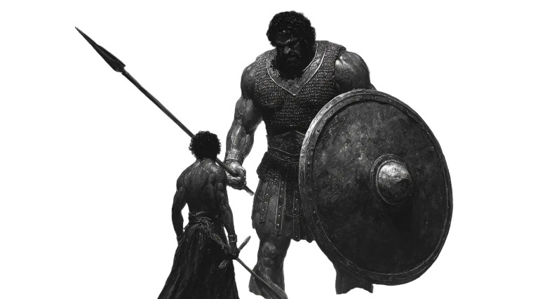 Goliath The Giant V3 Vinyl Car Decal Sticker – Waterproof & UV-Resistant 
