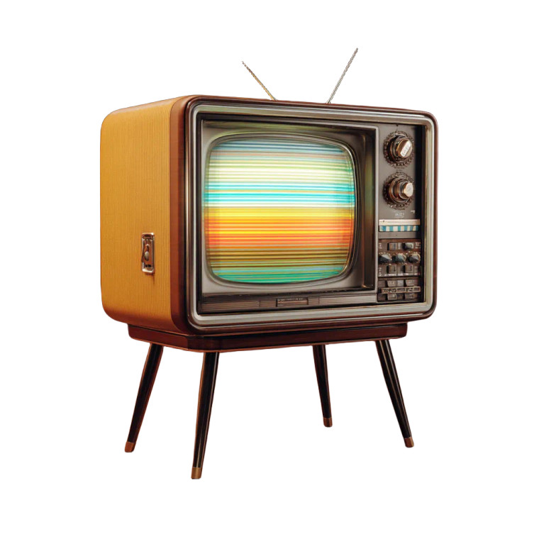 Retro Tv V2 Vinyl Car Decal Sticker – Waterproof & UV-Resistant 