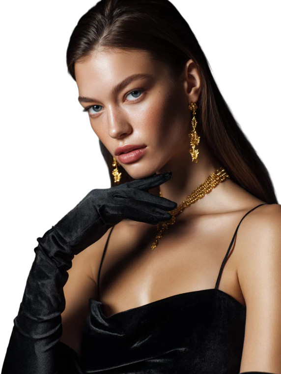Elegant Supermodel Pose Vinyl Car Decal Sticker – Waterproof & UV-Resistant 