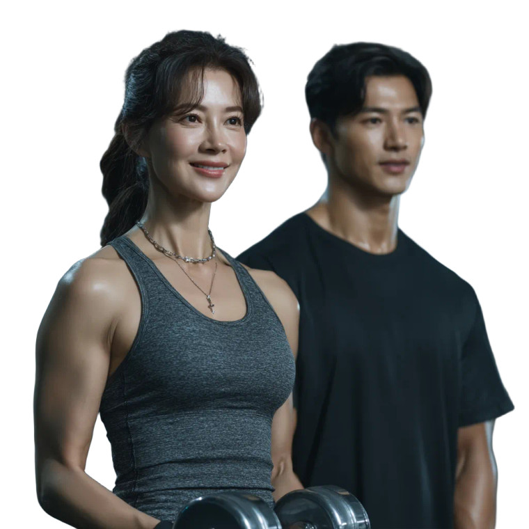 Gym Workout Duo V2 Vinyl Car Decal Sticker – Waterproof & UV-Resistant 