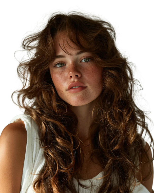 Slavic Woman Portrait V7 Vinyl Car Decal Sticker – Waterproof & UV-Resistant 