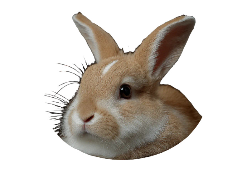 Rabbit In Spaceship V2 Vinyl Car Decal Sticker – Waterproof & UV-Resistant 