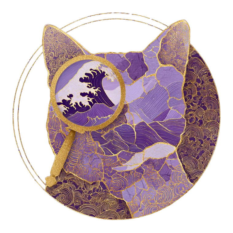 Abstract Cat Logo V2 Vinyl Car Decal Sticker – Waterproof & UV-Resistant 