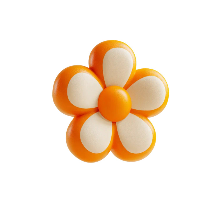 Floating Flower V3 Vinyl Car Decal Sticker – Waterproof & UV-Resistant 