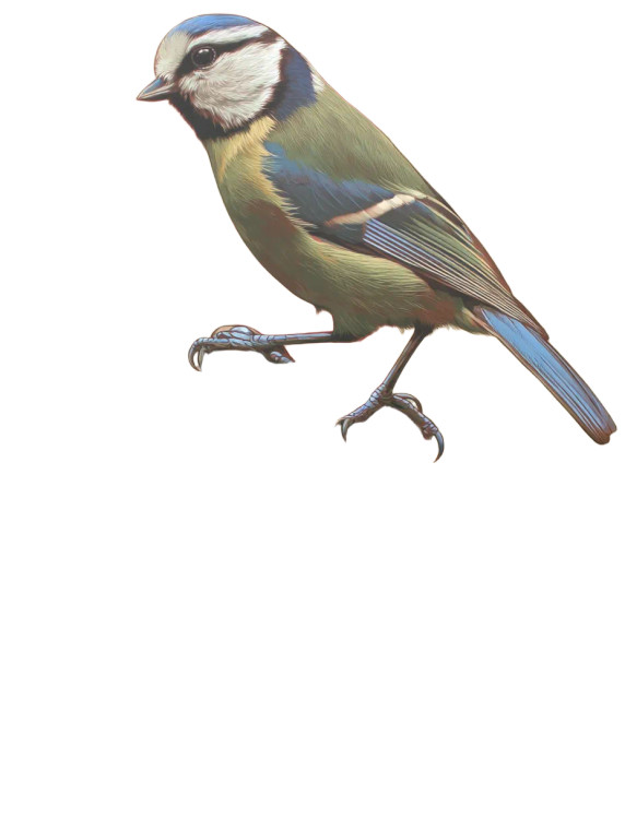 Arm Holding Bluetit Vinyl Car Decal Sticker – Waterproof & UV-Resistant 