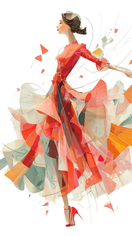 Flamenco Dancer V12 Vinyl Car Decal Sticker – Waterproof & UV-Resistant 