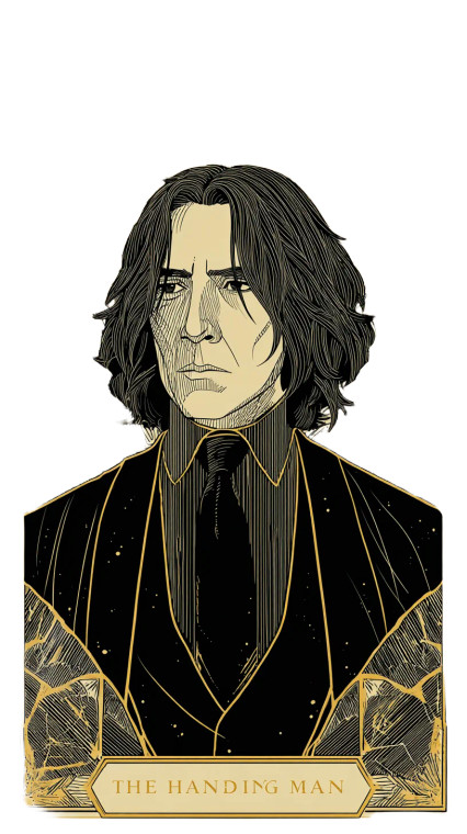 Severus Snape Card Vinyl Car Decal Sticker – Waterproof & UV-Resistant 