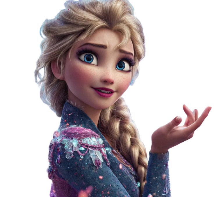 Snow Queen Elsa Vinyl Car Decal Sticker – Waterproof & UV-Resistant 