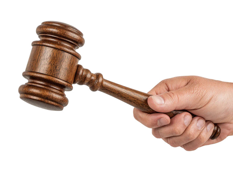 Judge'S Gavel Decision Vinyl Car Decal Sticker – Waterproof & UV-Resistant 