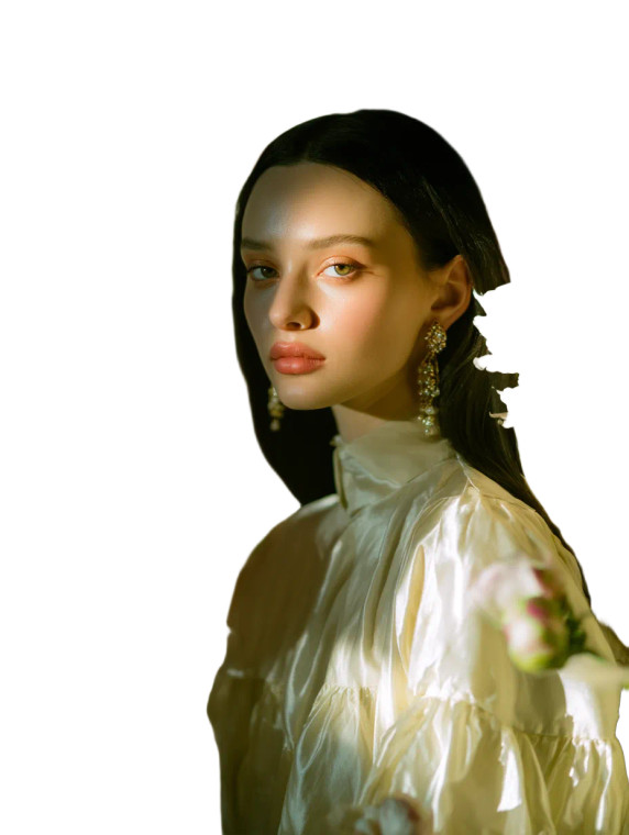 Slavic Woman Portrait V8 Vinyl Car Decal Sticker – Waterproof & UV-Resistant 