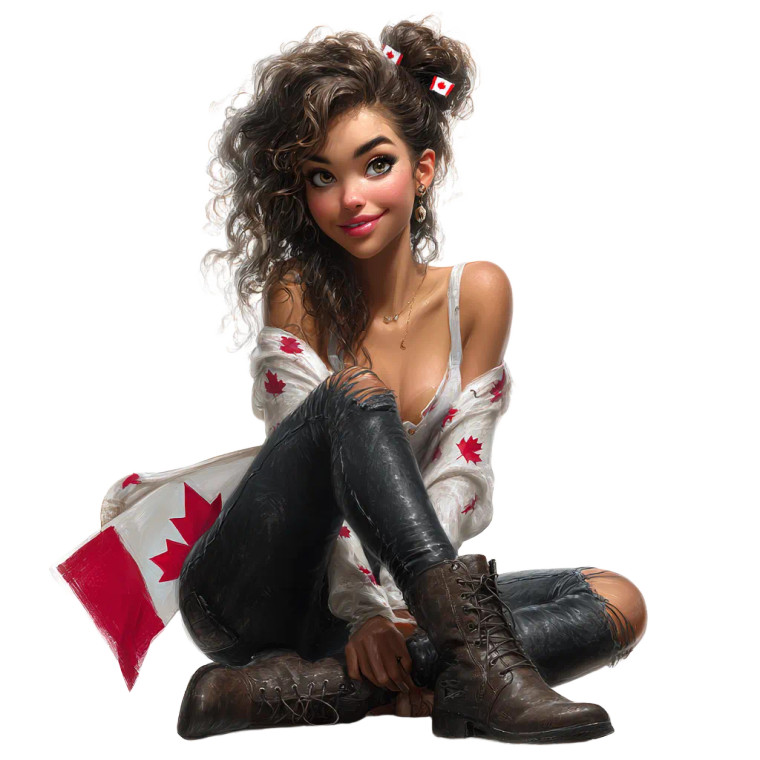 Sassy Rebel Lady Vinyl Car Decal Sticker – Waterproof & UV-Resistant 