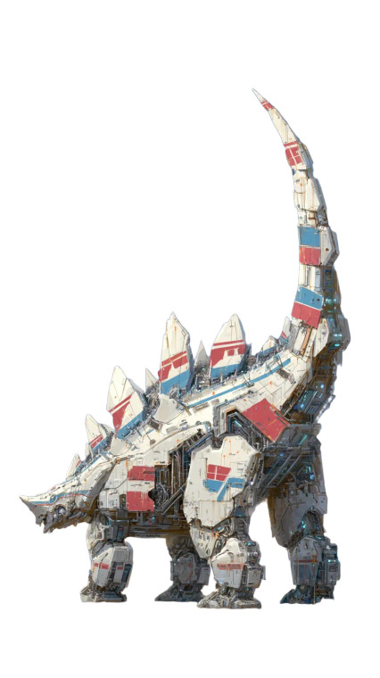 Industrial Ankylosaurus Vinyl Car Decal Sticker – Waterproof & UV-Resistant 