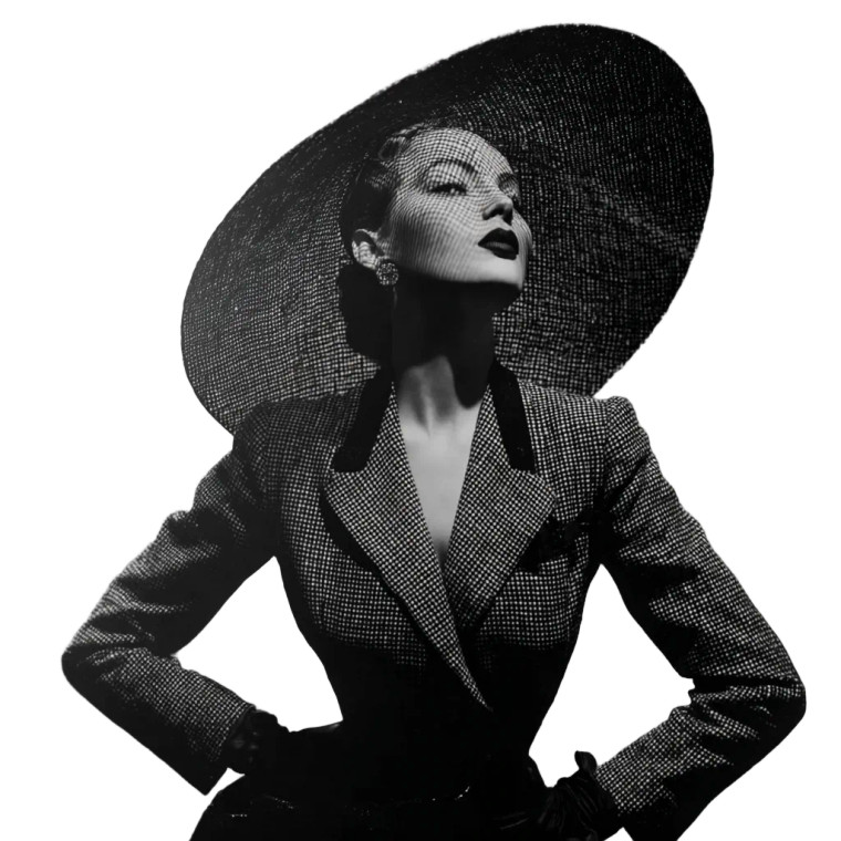 1950S Fashion Pose Vinyl Car Decal Sticker – Waterproof & UV-Resistant 