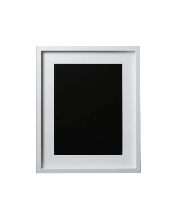 Minimalist White Frame Vinyl Car Decal Sticker – Waterproof & UV-Resistant 