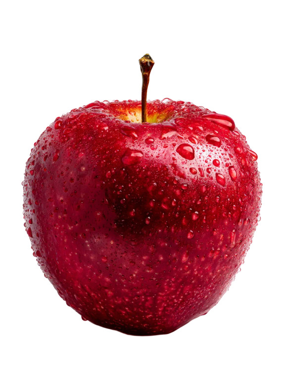 Red Apple Droplets Vinyl Car Decal Sticker – Waterproof & UV-Resistant 
