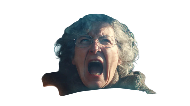 Angry Driver Yelling Vinyl Car Decal Sticker – Waterproof & UV-Resistant 