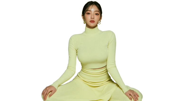 Stylish Korean Woman V28 Vinyl Car Decal Sticker – Waterproof & UV-Resistant 