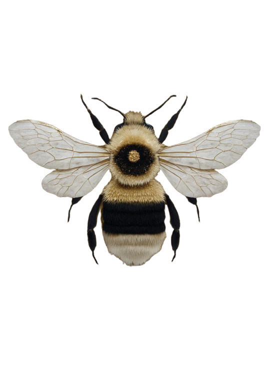 Bee In Flowers Vinyl Car Decal Sticker – Waterproof & UV-Resistant 