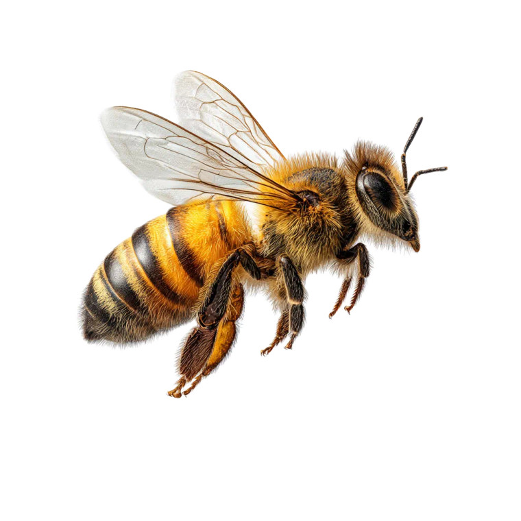 Flying Honey Bee Vinyl Car Decal Sticker – Waterproof & UV-Resistant 