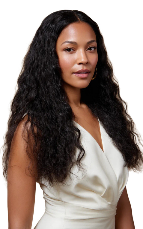 Curly Hair Portrait Vinyl Car Decal Sticker – Waterproof & UV-Resistant 