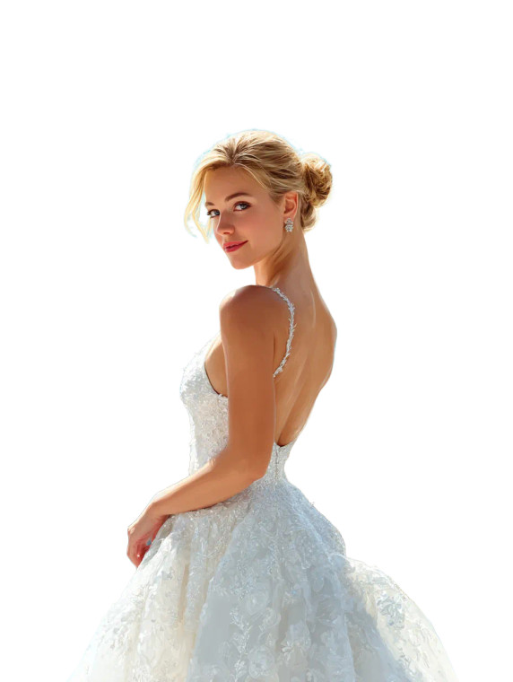 Happy Blonde Bride Vinyl Car Decal Sticker – Waterproof & UV-Resistant 