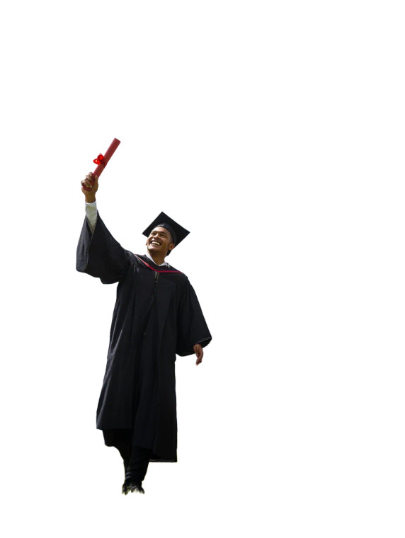 Joyful Graduate Vinyl Car Decal Sticker – Waterproof & UV-Resistant 