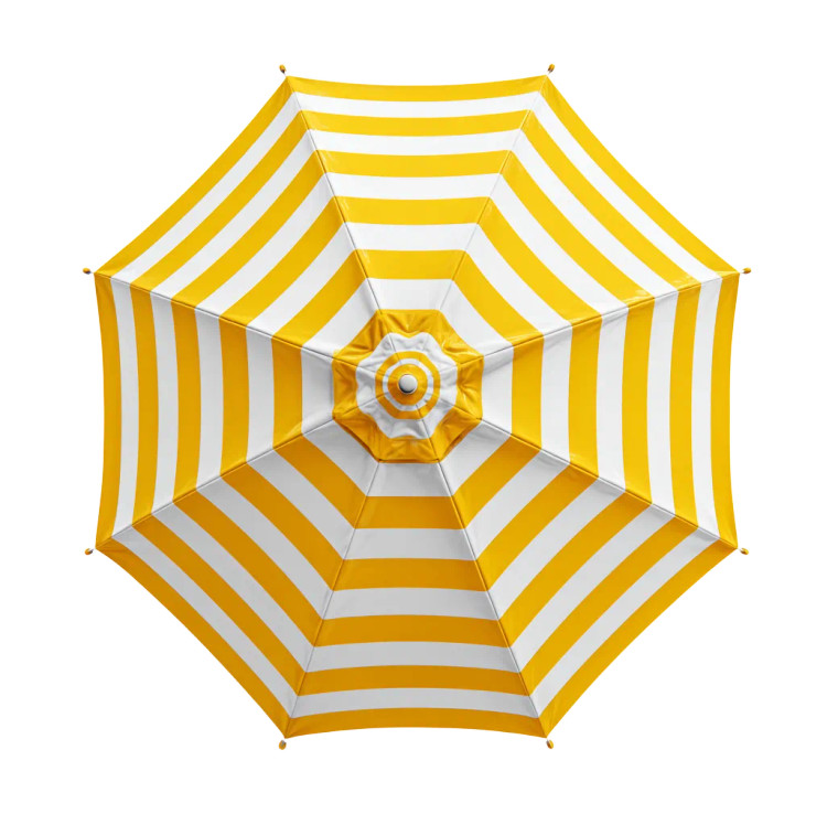 Beach Umbrella Vinyl Car Decal Sticker – Waterproof & UV-Resistant 
