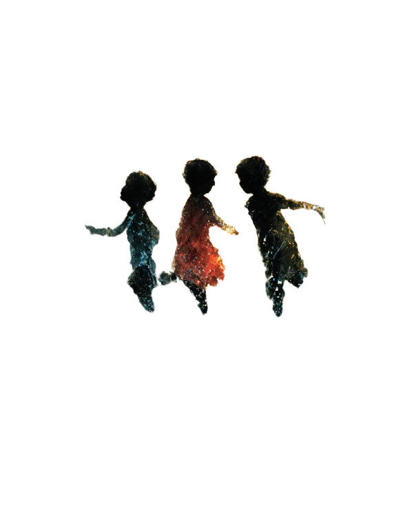 Joyful Kids Playing Vinyl Car Decal Sticker – Waterproof & UV-Resistant 