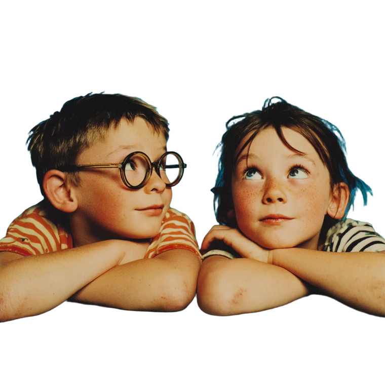 Siblings Resting Vinyl Car Decal Sticker – Waterproof & UV-Resistant 