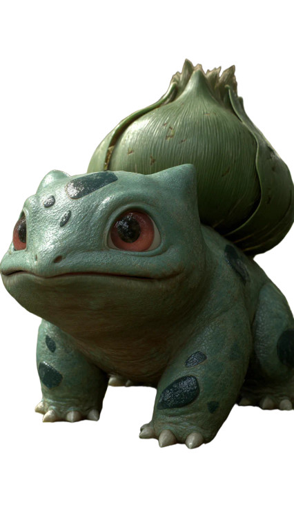 Hyper-Realistic Bulbasaur Vinyl Car Decal Sticker – Waterproof & UV-Resistant 