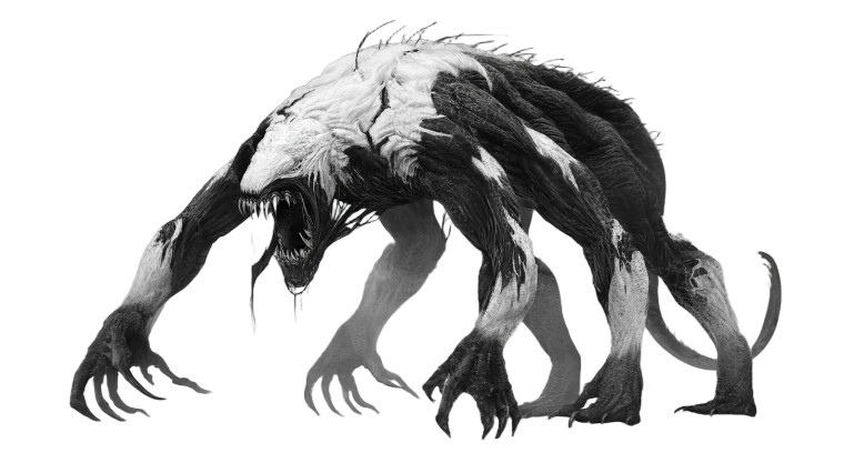 Dark Forest Beast Vinyl Car Decal Sticker – Waterproof & UV-Resistant 
