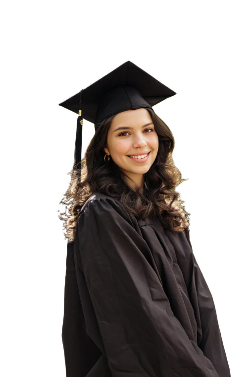 Graduating Student Smile Vinyl Car Decal Sticker – Waterproof & UV-Resistant 