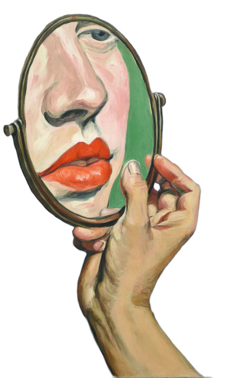 Mirror Reflection Painting Vinyl Car Decal Sticker – Waterproof & UV-Resistant 