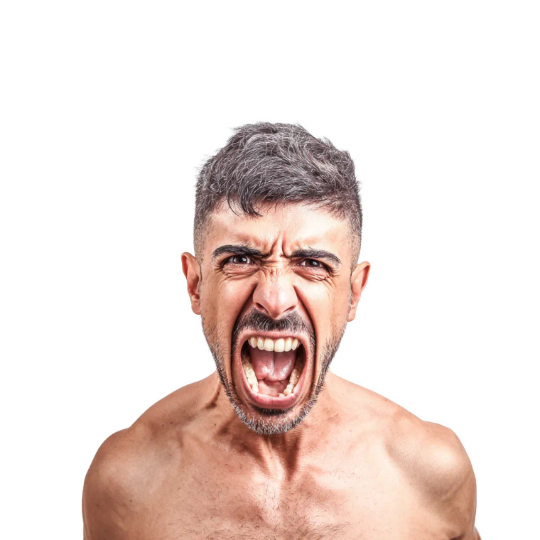 Angry Greek Man Vinyl Car Decal Sticker – Waterproof & UV-Resistant 