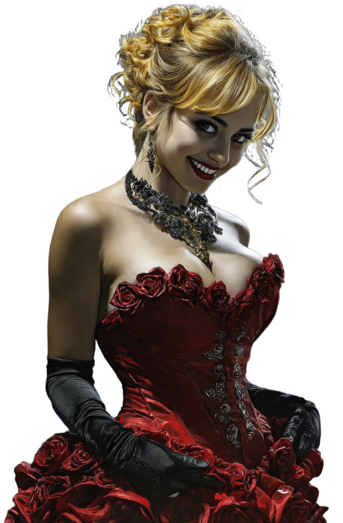 Elegant Blonde Woman V45 Vinyl Car Decal Sticker – Waterproof & UV-Resistant 