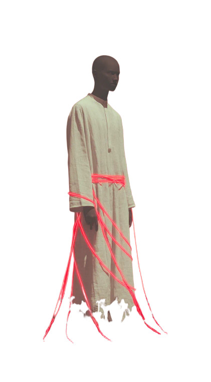 Entangled In Red Vinyl Car Decal Sticker – Waterproof & UV-Resistant 