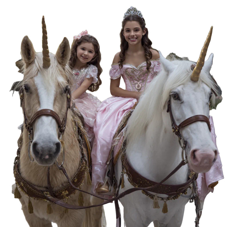 Princesses On Horses Vinyl Car Decal Sticker – Waterproof & UV-Resistant 