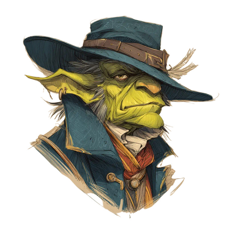 Goblin Wizard V11 Vinyl Car Decal Sticker – Waterproof & UV-Resistant 