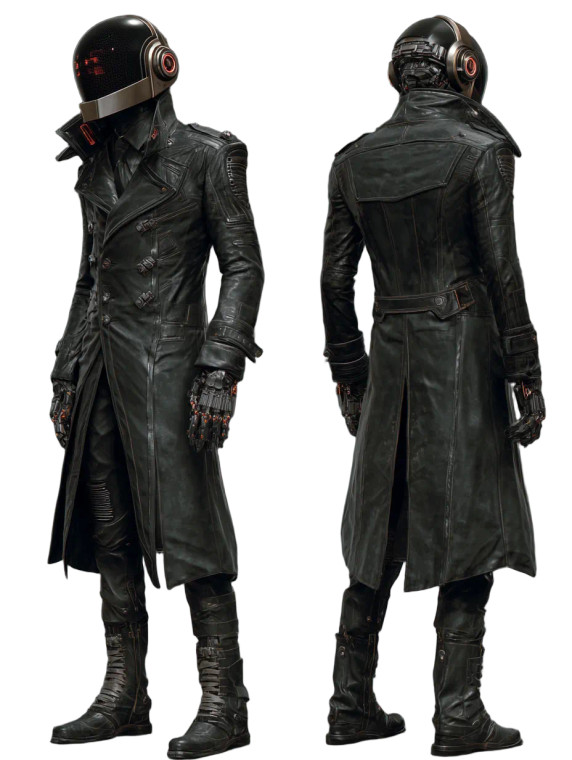 Daft Punk Character Vinyl Car Decal Sticker – Waterproof & UV-Resistant 