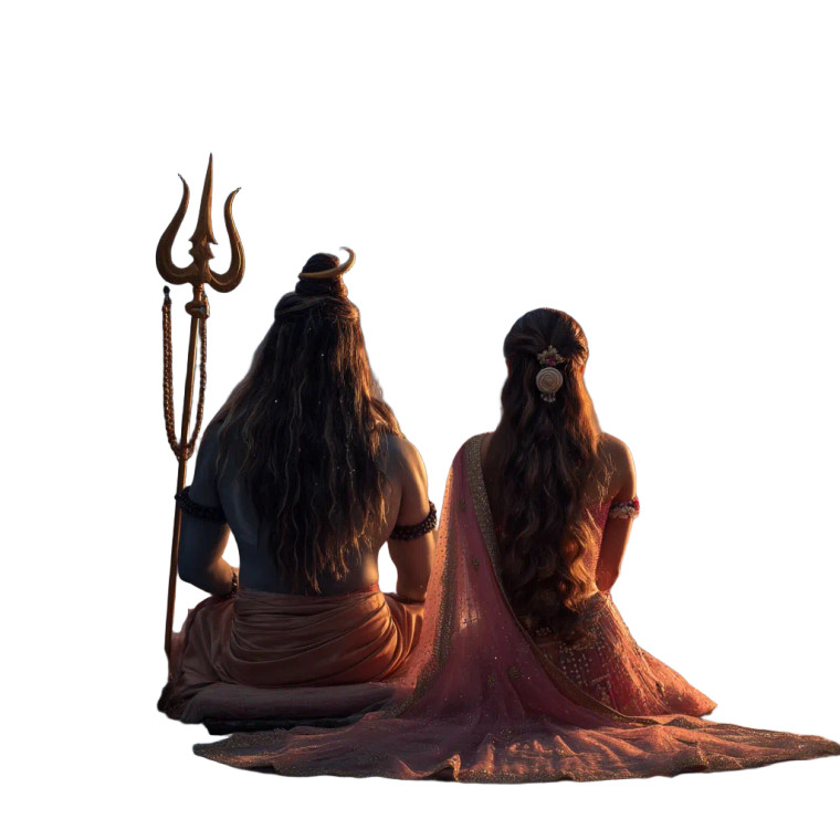 Divine Couple Sunset Vinyl Car Decal Sticker – Waterproof & UV-Resistant 