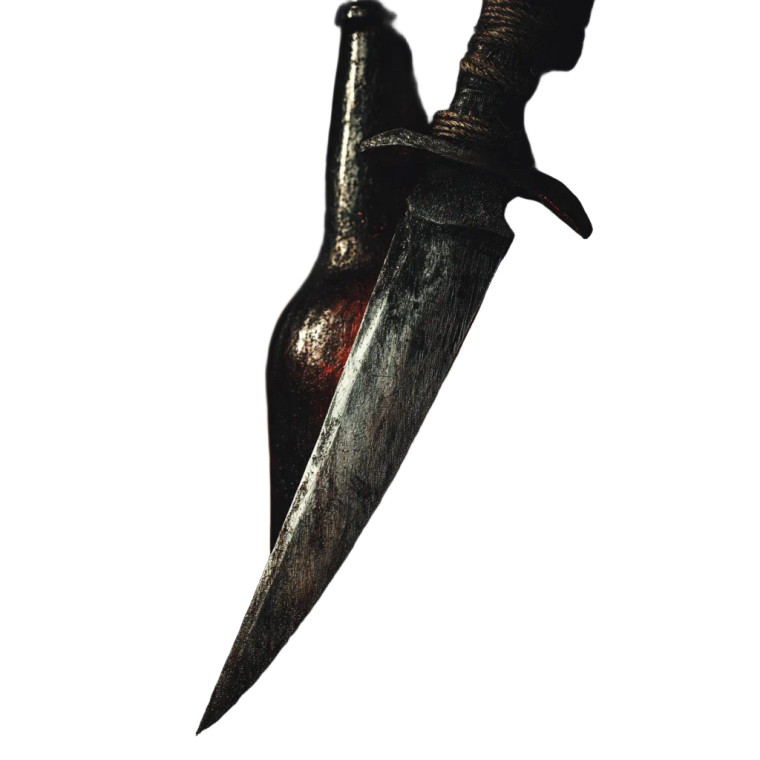 Menacing Beer Bottle Vinyl Car Decal Sticker – Waterproof & UV-Resistant 