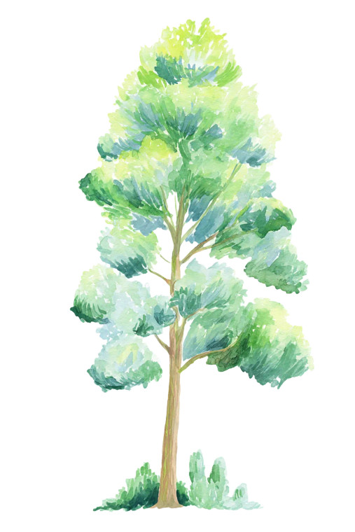 Tall Dreamy Tree Vinyl Car Decal Sticker – Waterproof & UV-Resistant 