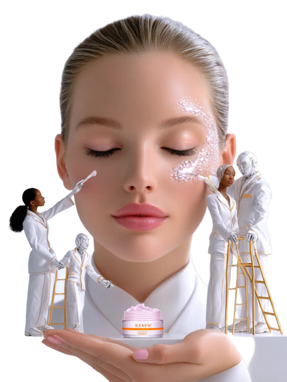 Surreal Skincare Portrait V6 Vinyl Car Decal Sticker – Waterproof & UV-Resistant 