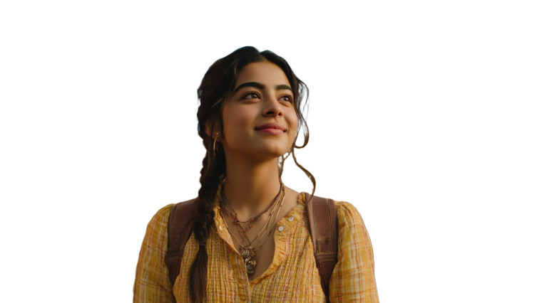 Rashmika In Mexico Vinyl Car Decal Sticker – Waterproof & UV-Resistant 