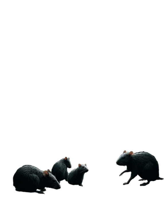 Dark Fantasy Rats Vinyl Car Decal Sticker – Waterproof & UV-Resistant 