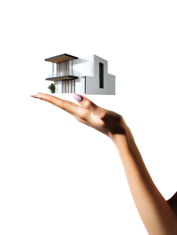 Stylish House Mockup Vinyl Car Decal Sticker – Waterproof & UV-Resistant 