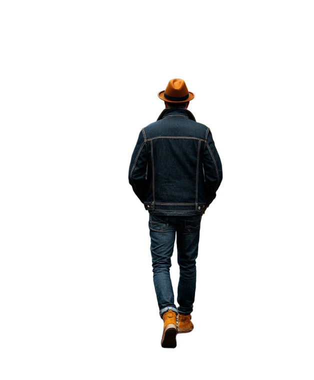 Stylish Young Man V42 Vinyl Car Decal Sticker – Waterproof & UV-Resistant 